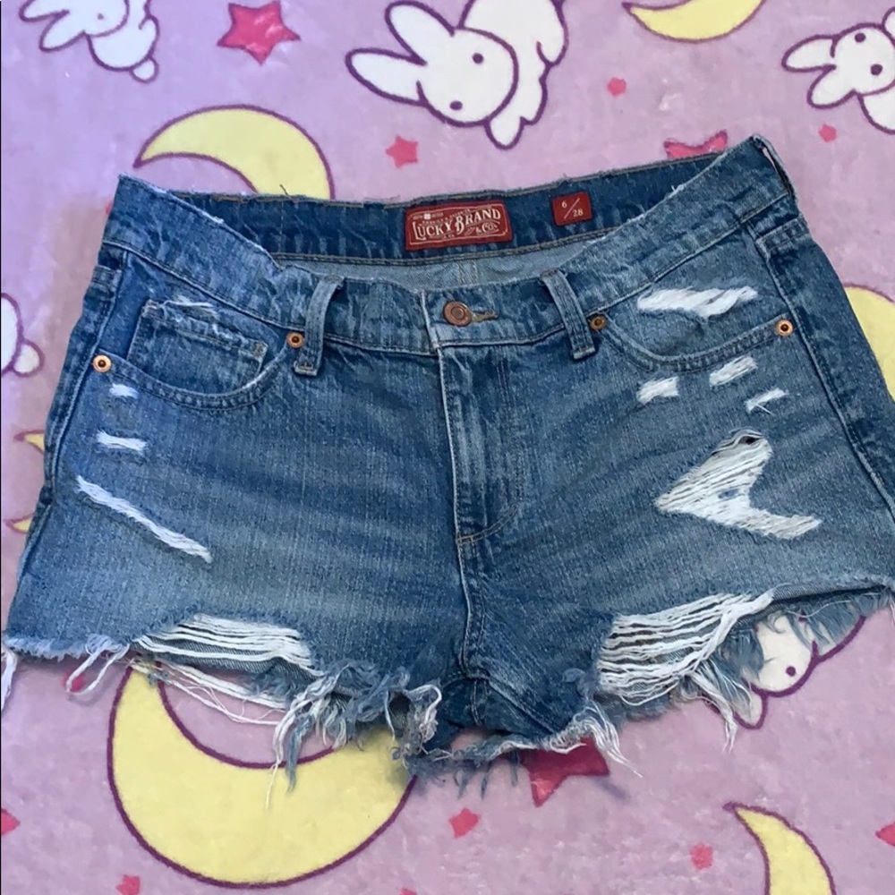 Lucky jean shorts